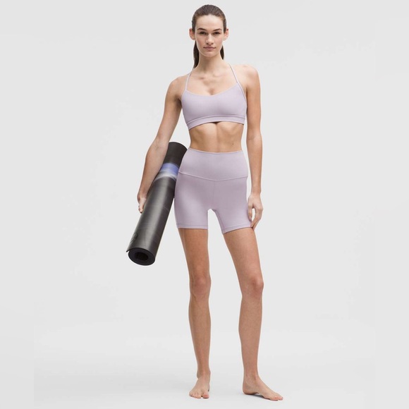 Lululemon Flow Y Bra Nulu *Light Support, A–C Cups Faint Lavender - Picture 5 of 5